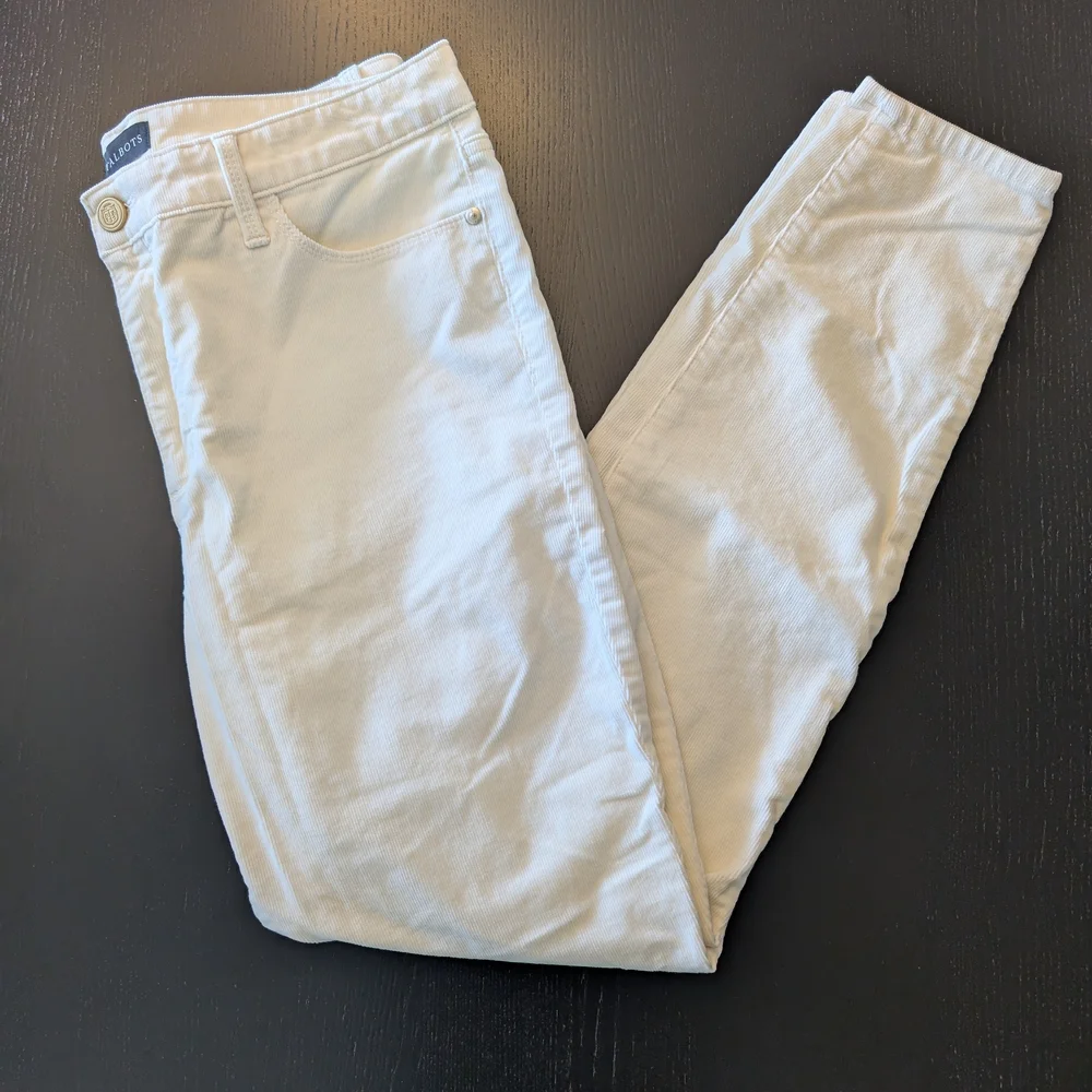 Talbots Cream Women Jeans - Picture 4 of 7